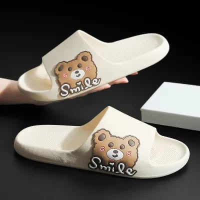 Bear Antislip slippers, women slippers, casual all season