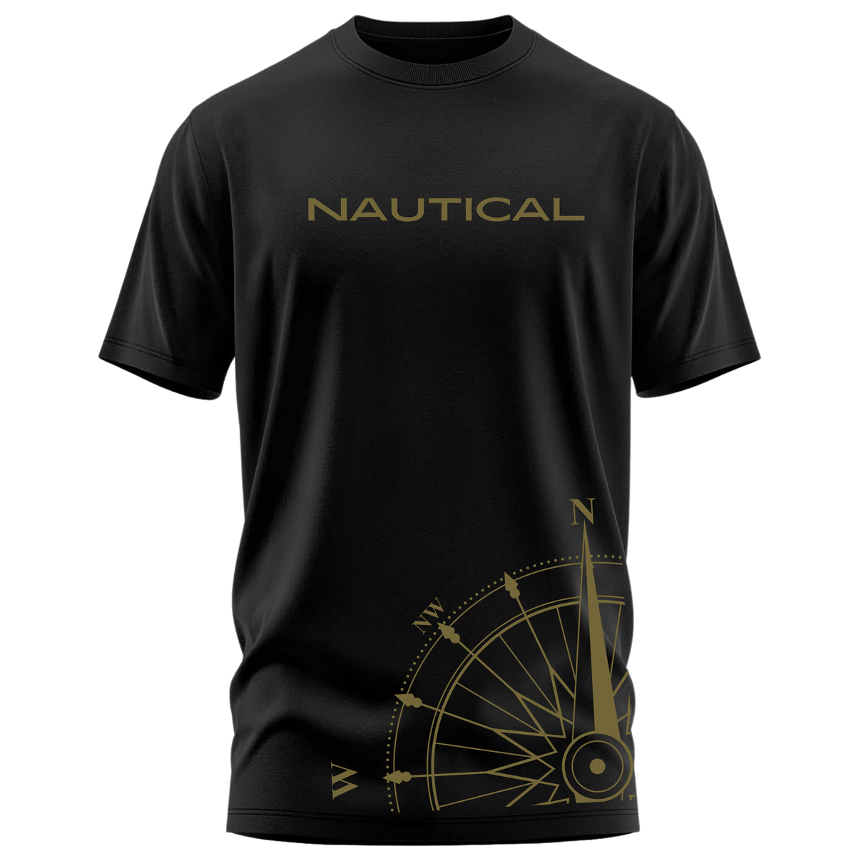 Nautical compass Premium Cotton T-shirt : Mariner’s Edition