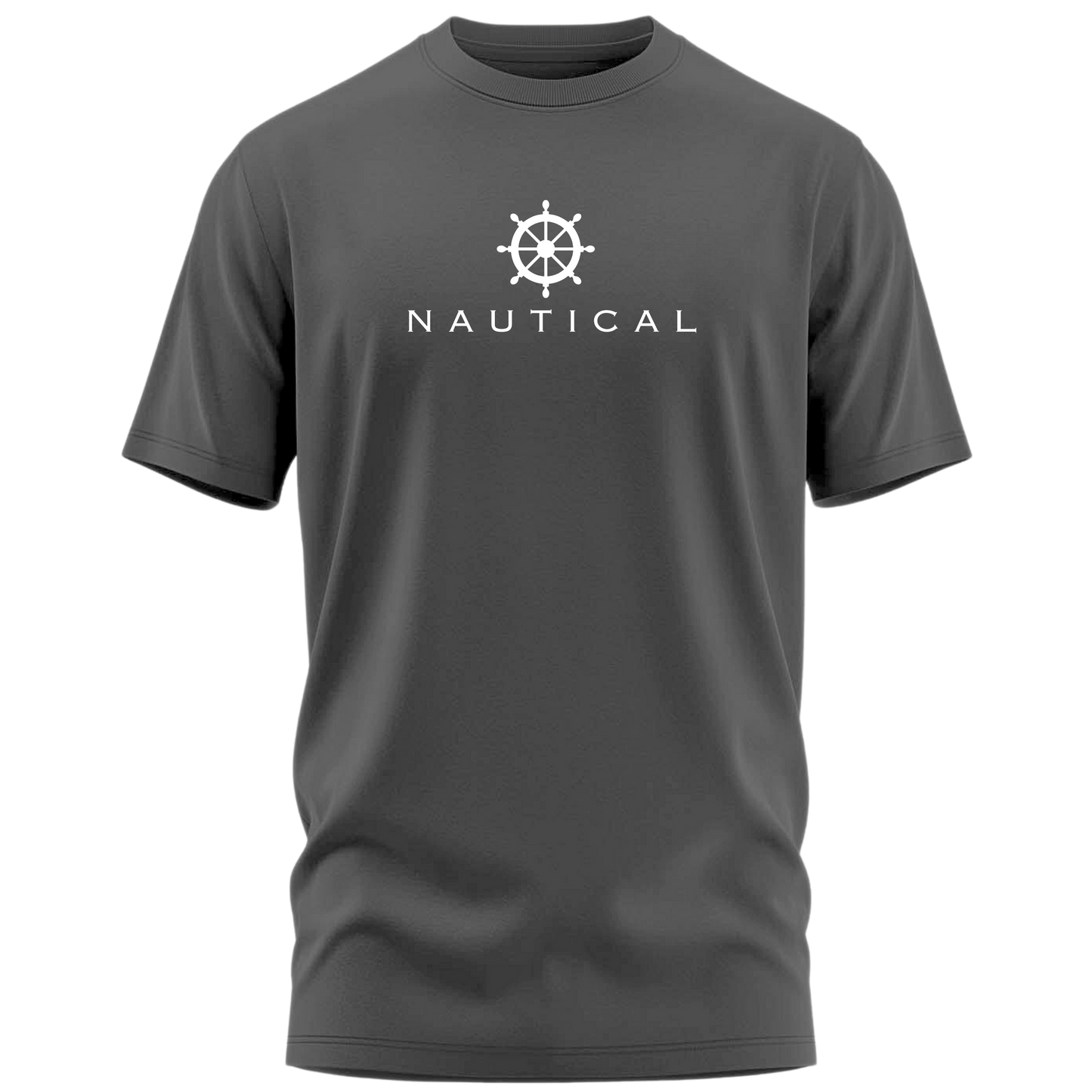 Nautical Wheel Premium Cotton T-shirt : Mariner’s Edition