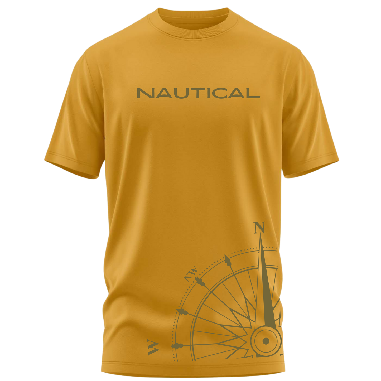 Nautical compass Premium Cotton T-shirt : Mariner’s Edition