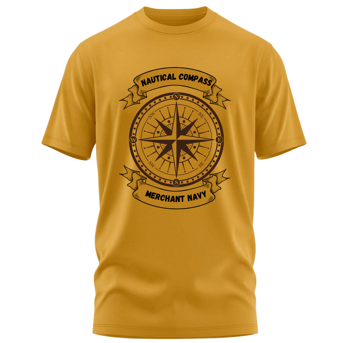 Nautical Compass Life Premium Cotton T-shirt : Mariner’s Edition