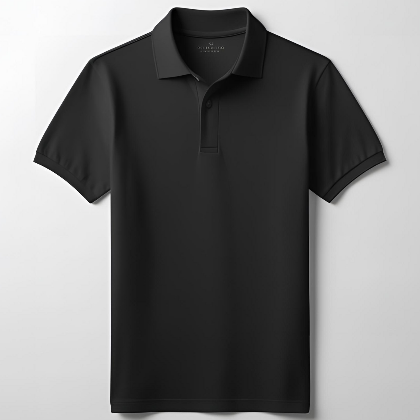 Premium Black Polo neck T-shirt