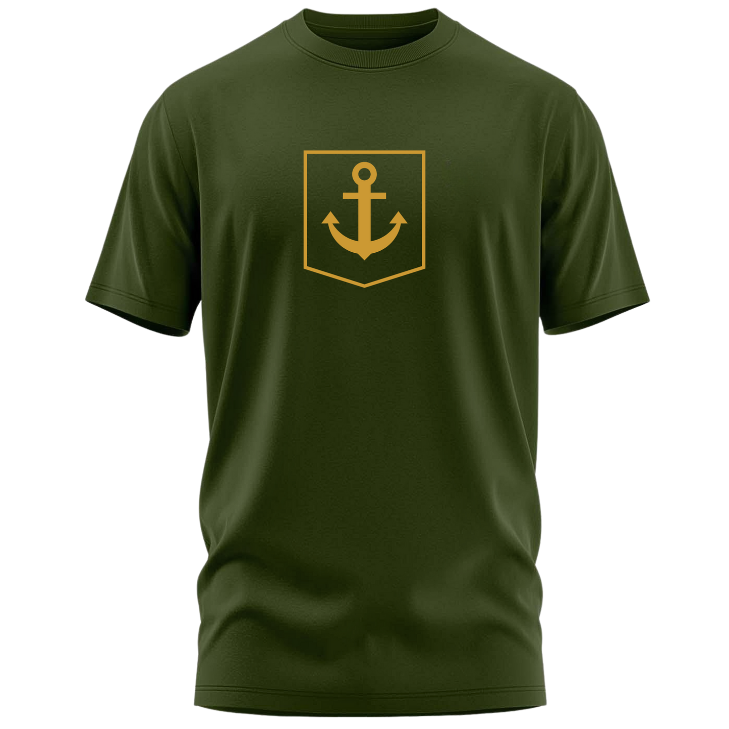 Golden Anchor Premium Cotton T-shirt : Mariner’s Edition
