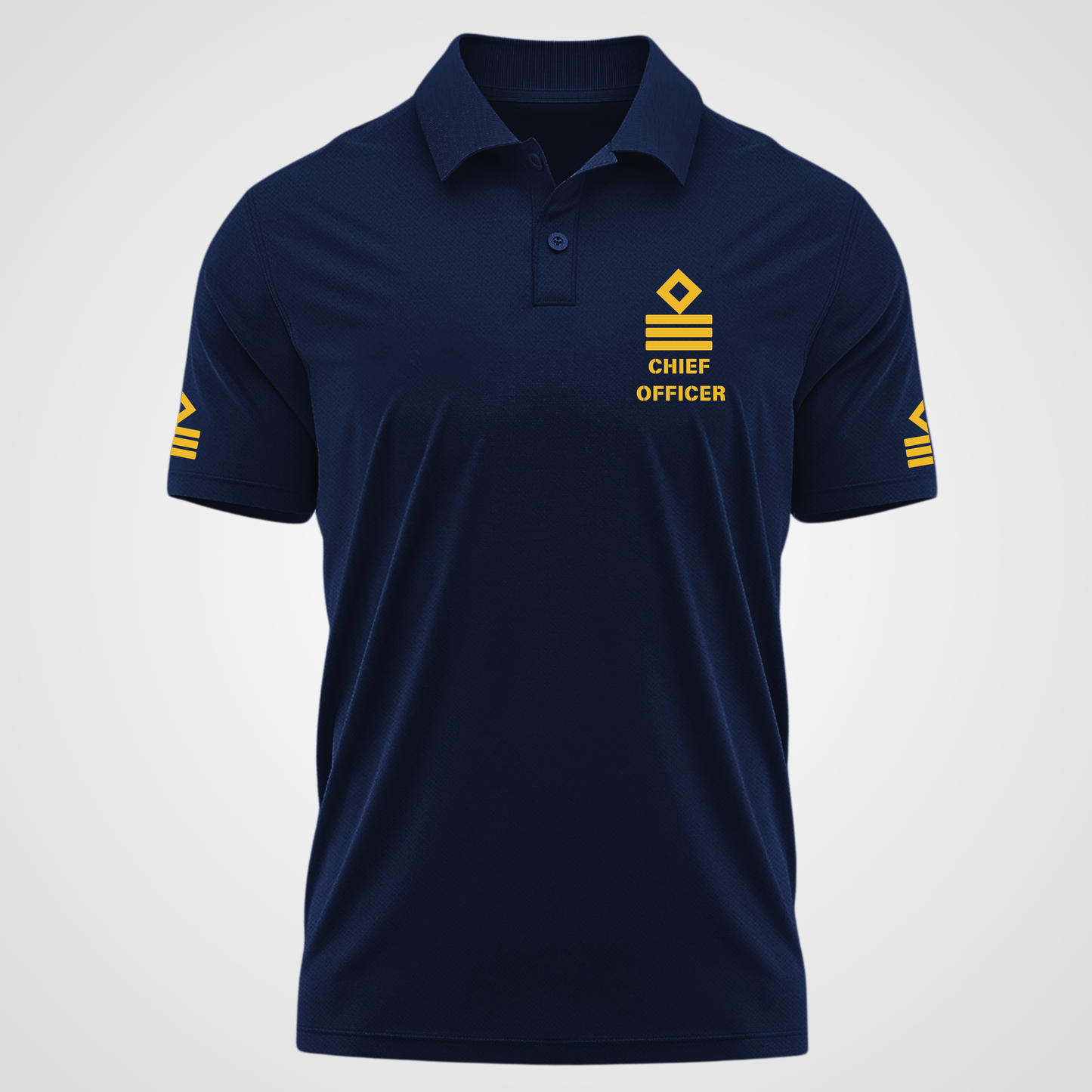 First Mate / Chief officer Merchant Navy Polo neck Rank T-shirt
