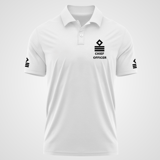 First Mate / Chief officer Merchant Navy Polo neck Rank T-shirt