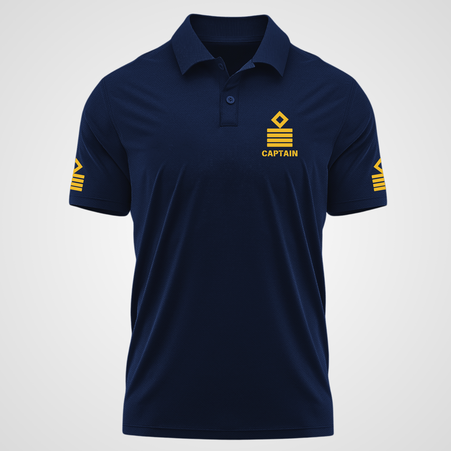 Captain/ Master Merchant Navy Polo neck Rank T-shirt