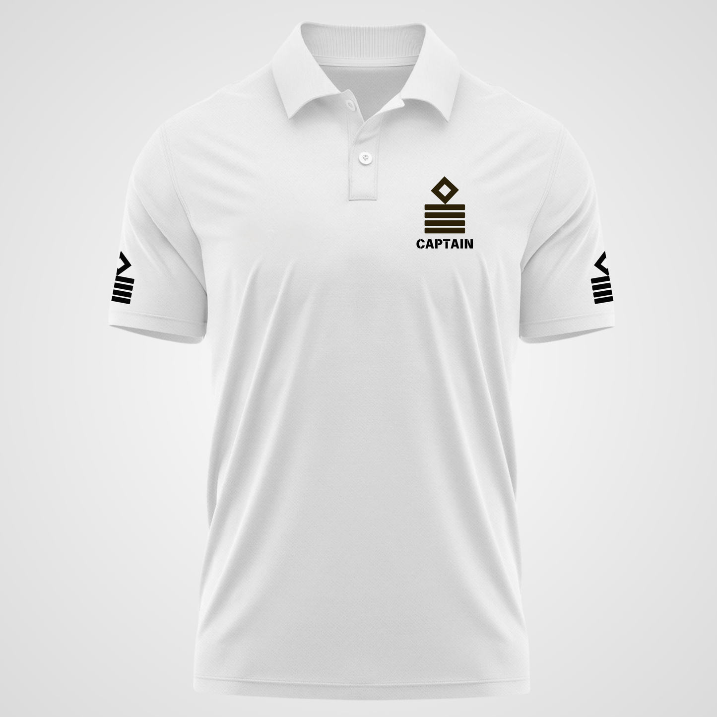 Captain/ Master Merchant Navy Polo neck Rank T-shirt