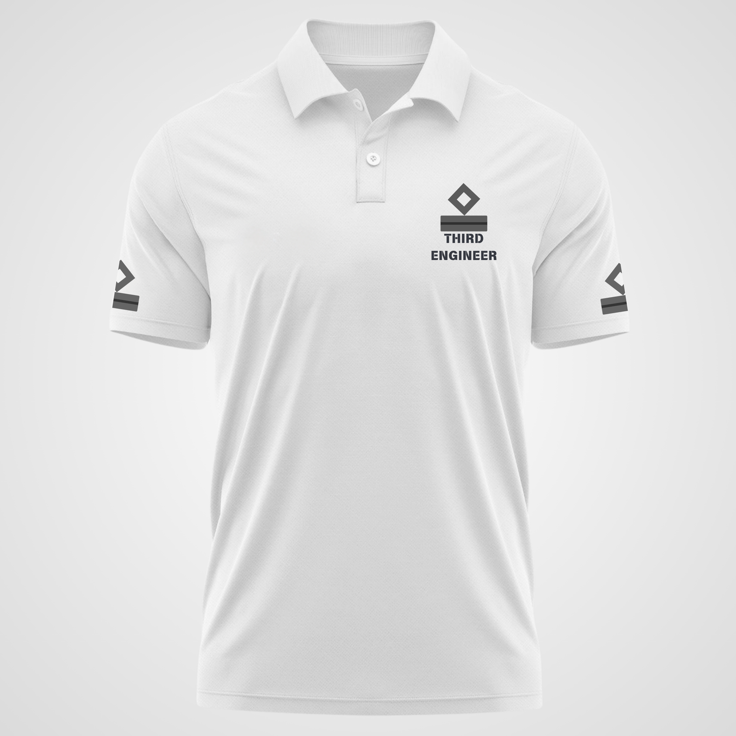 3rd Engineer Merchant Navy Polo neck Rank T-shirt