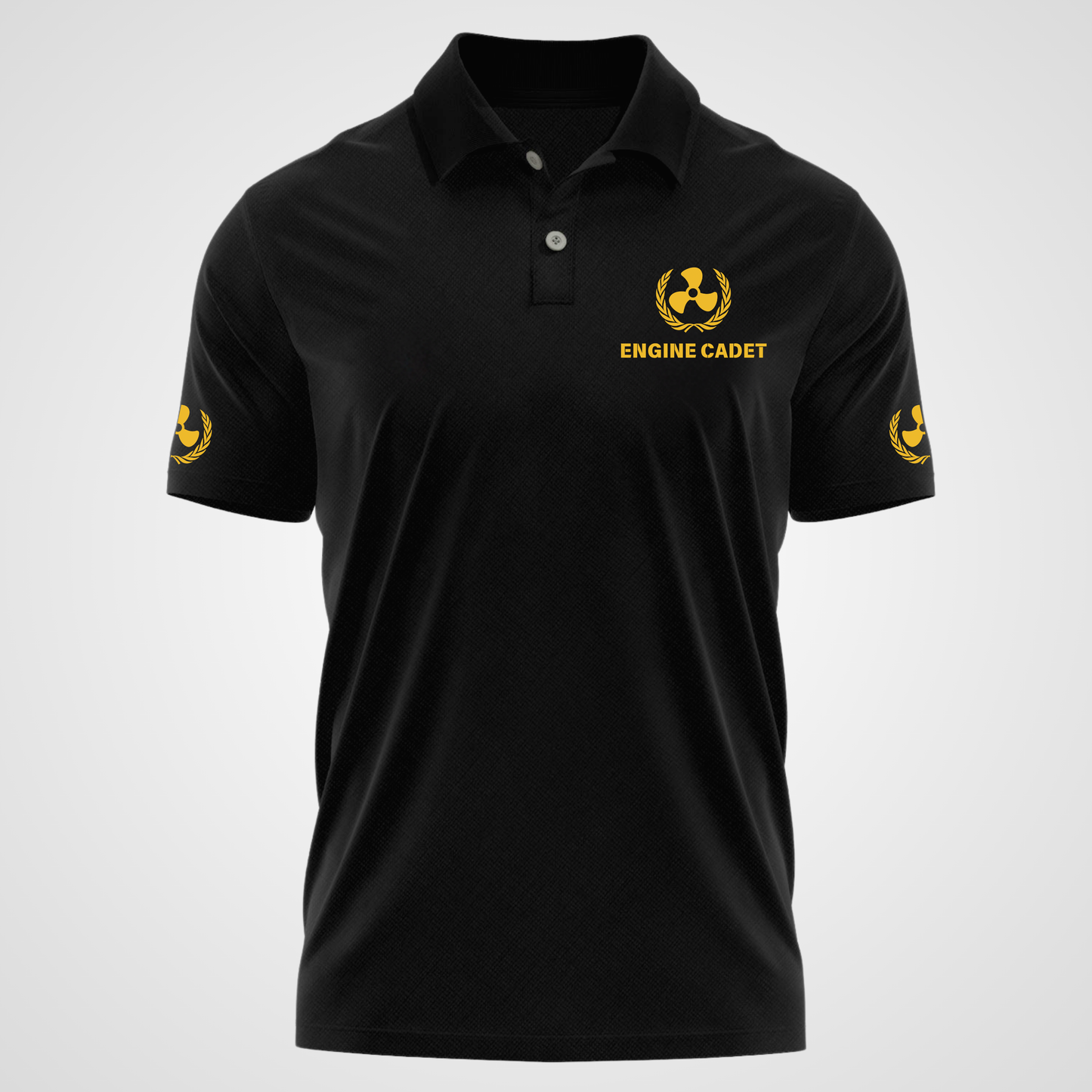 Engine Cadet / TME Merchant Navy Polo neck Propeller T-shirt