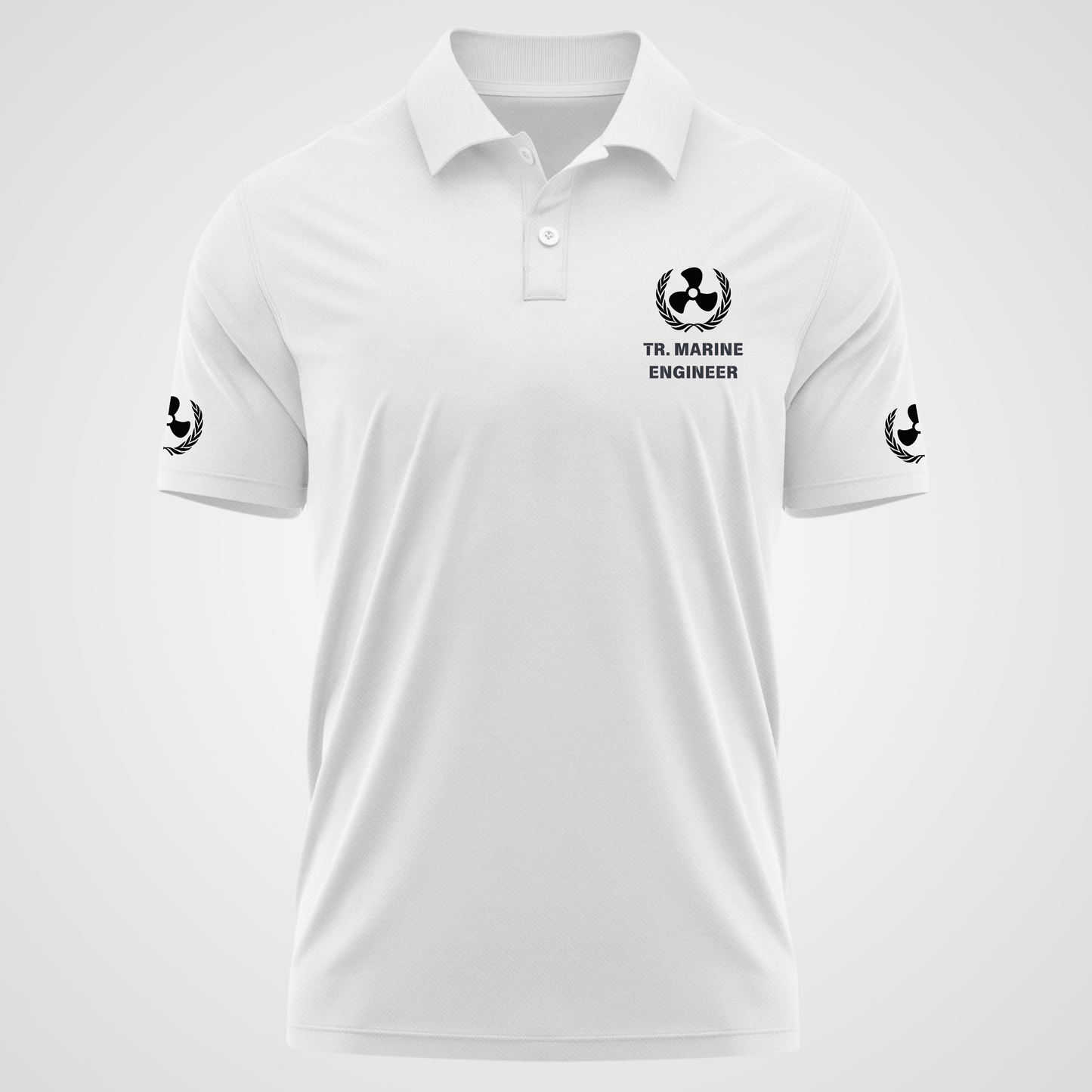 Engine Cadet / TME Merchant Navy Polo neck Propeller T-shirt