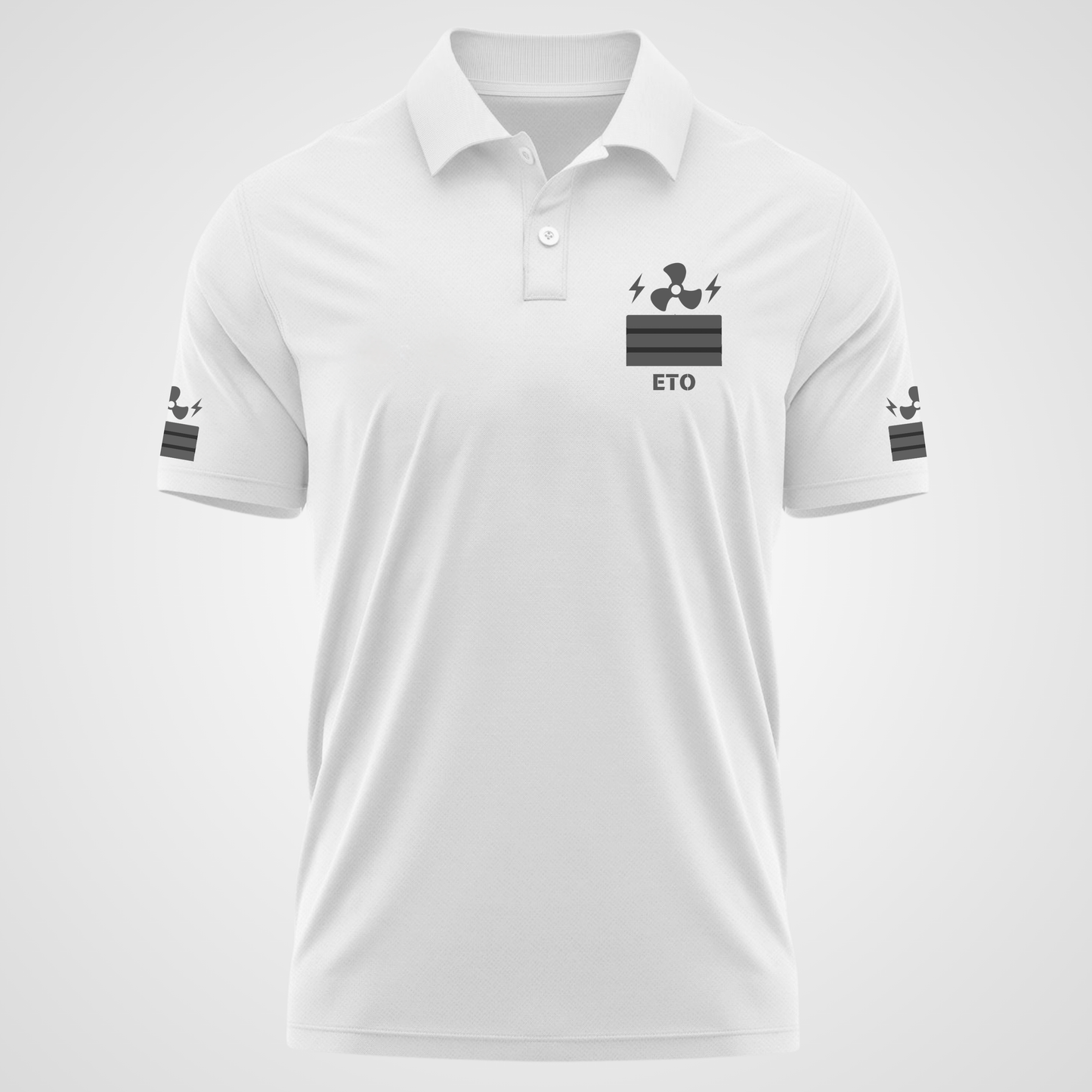 Electro Technical Officer / ETO Merchant Navy Polo neck Rank T-shirt