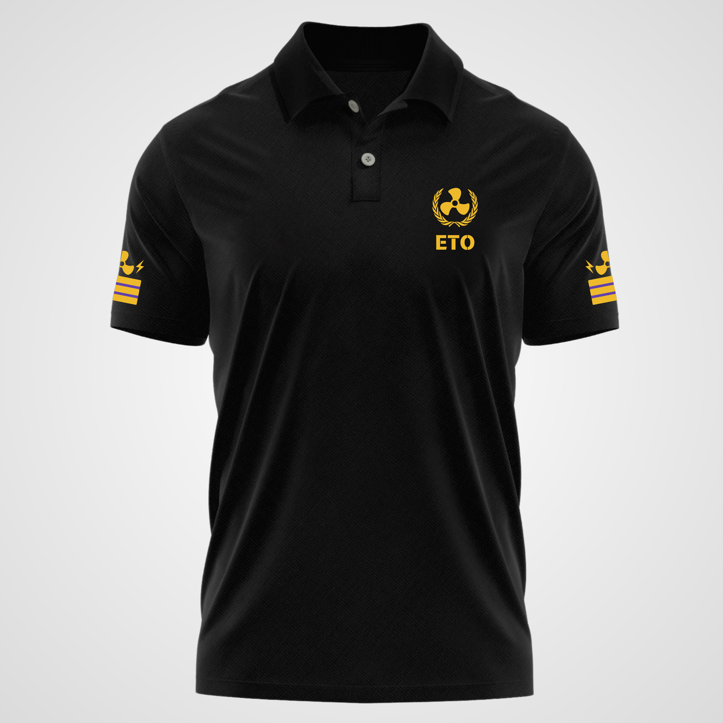 Electro Technical Officer / ETO Merchant Navy Polo neck Propeller T-shirt