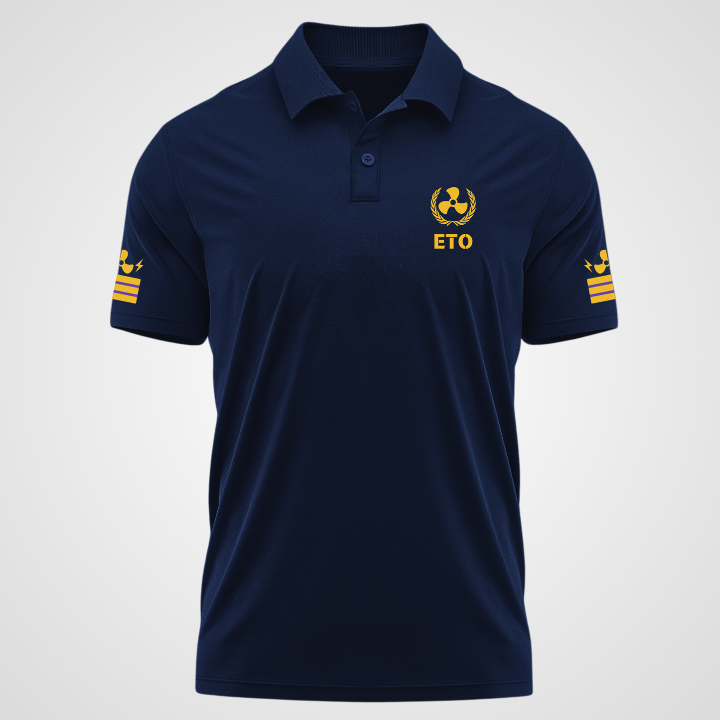 Electro Technical Officer / ETO Merchant Navy Polo neck Propeller T-shirt