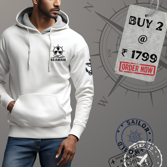 Seaman Merchant Navy Propeller Premium Hoodie (All season)
