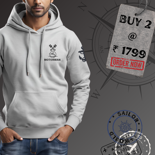 Motorman / MTM Seaman Merchant Navy Premium Hoodie (All season)