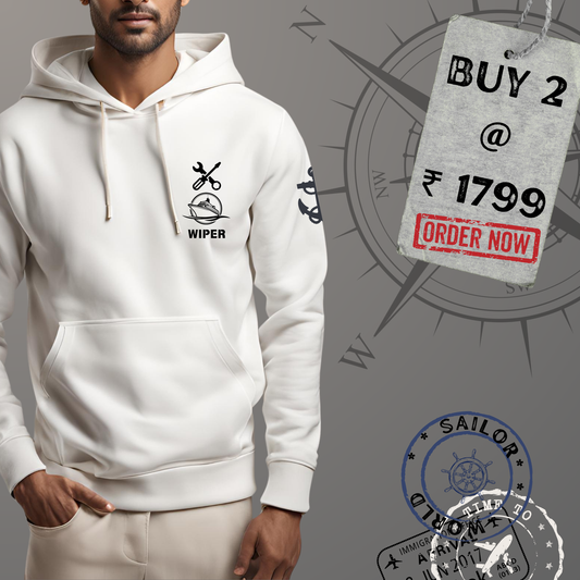 Wiper Merchant Navy Premium Hoodie (All season)
