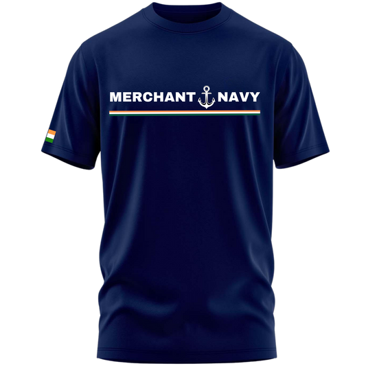 Indian Merchant Navy Premium Cotton T-shirt : Mariner’s Edition