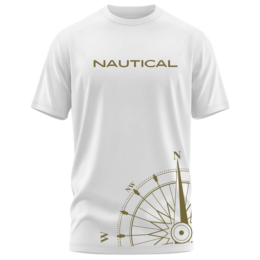 Nautical compass Premium Cotton T-shirt : Mariner’s Edition