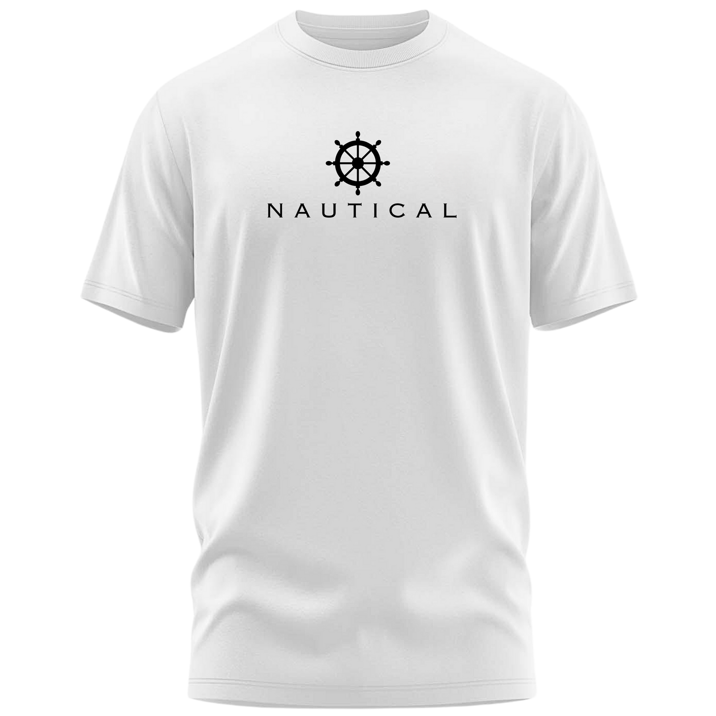 Nautical Wheel Premium Cotton T-shirt : Mariner’s Edition