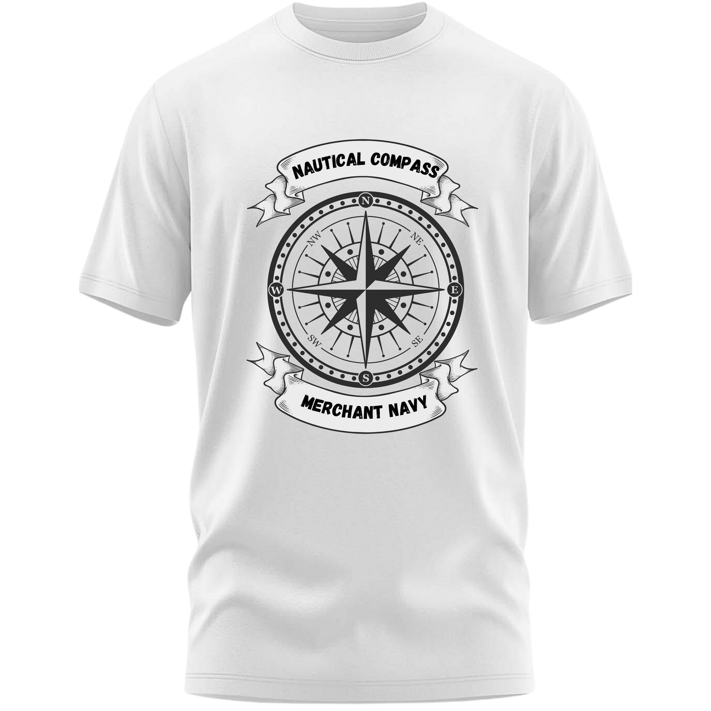 Nautical Compass Life Premium Cotton T-shirt : Mariner’s Edition