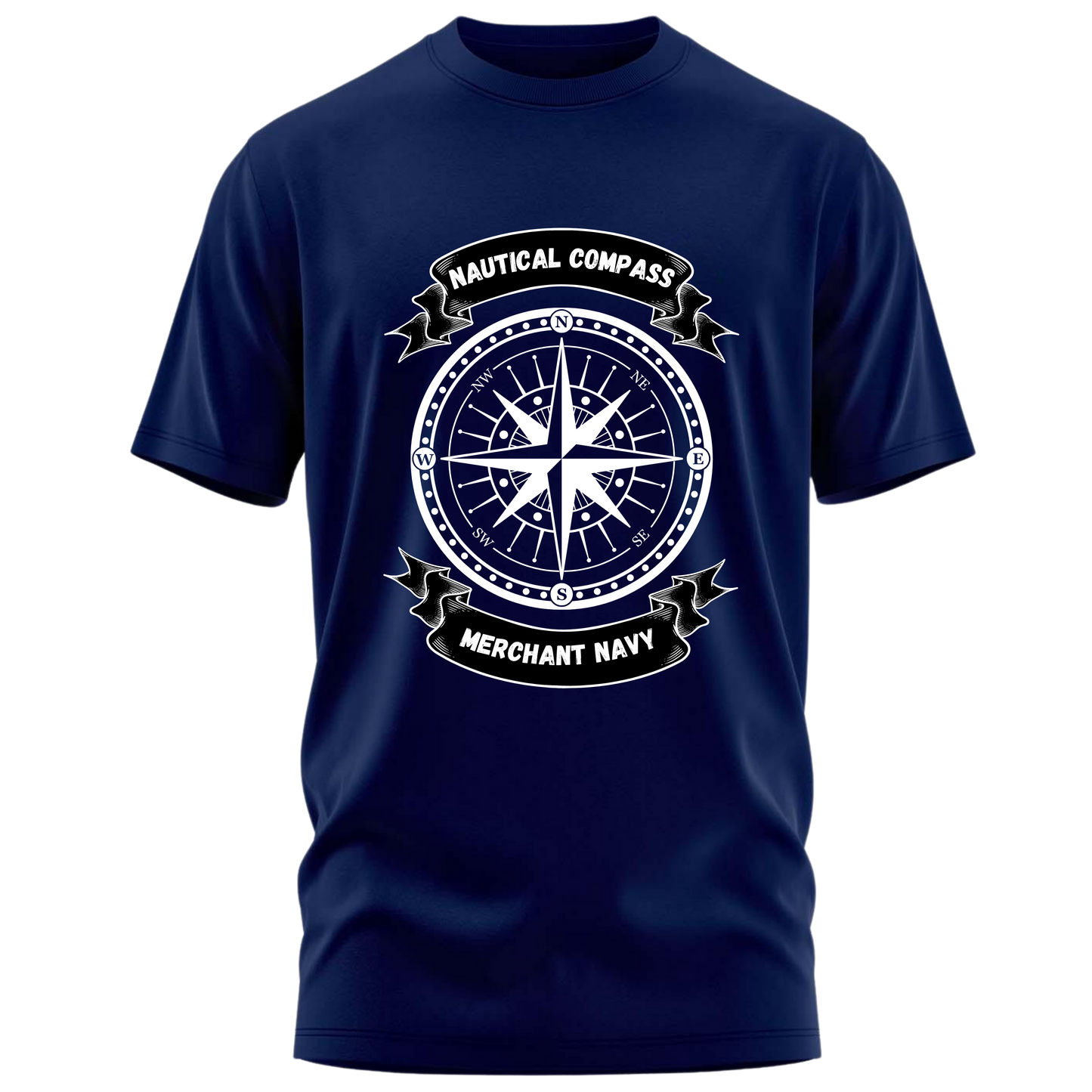 Nautical Compass Life Premium Cotton T-shirt : Mariner’s Edition