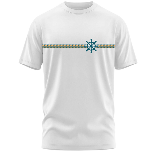 Marine Wheel Premium Cotton T-shirt : Mariner’s Edition