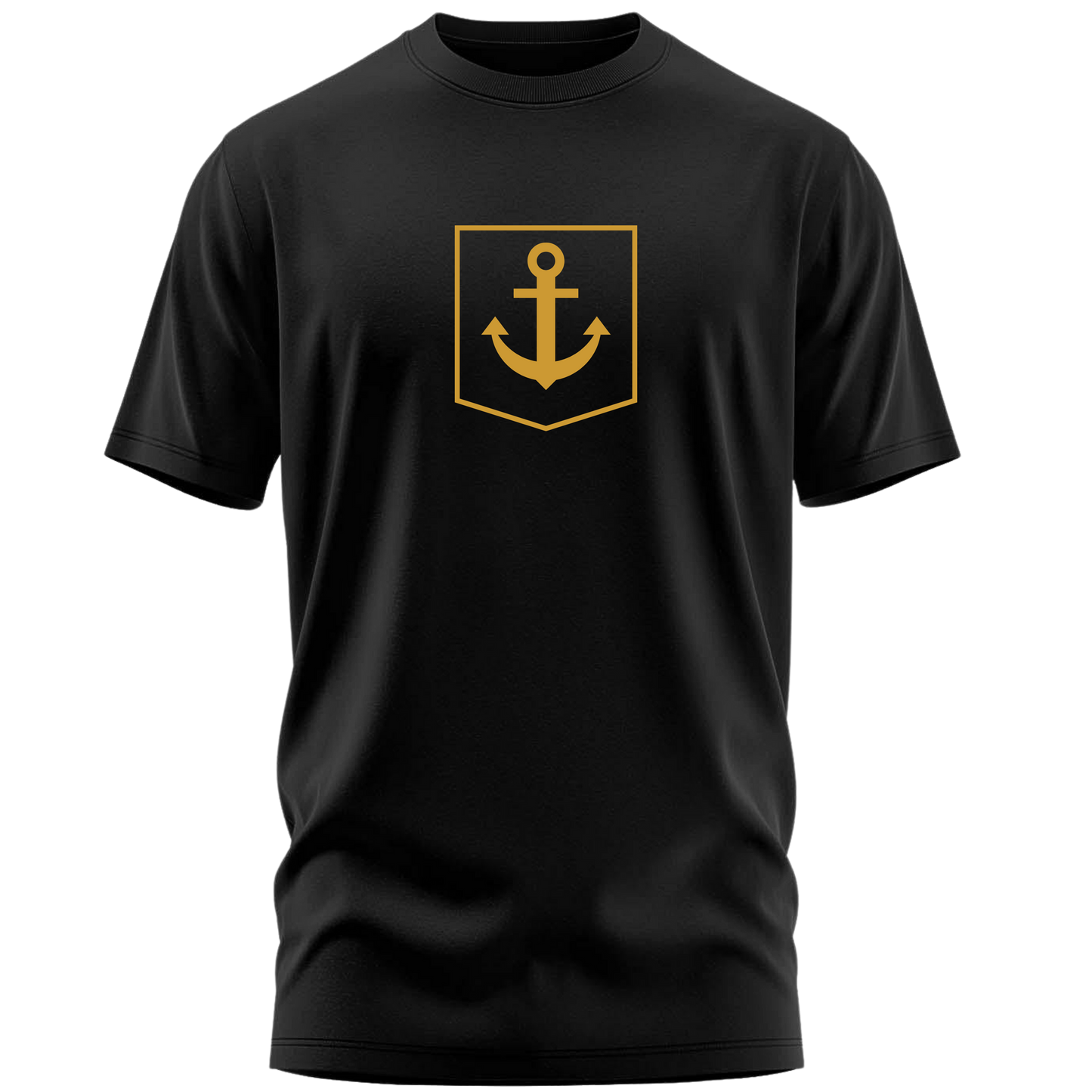 Golden Anchor Premium Cotton T-shirt : Mariner’s Edition