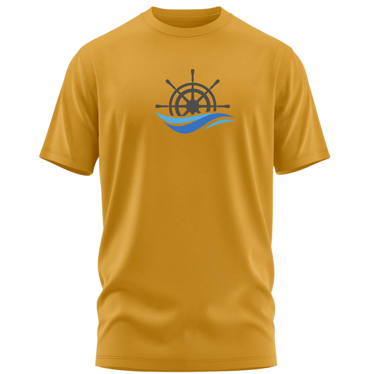 Wheel at sea Premium Cotton T-shirt : Mariner’s Edition