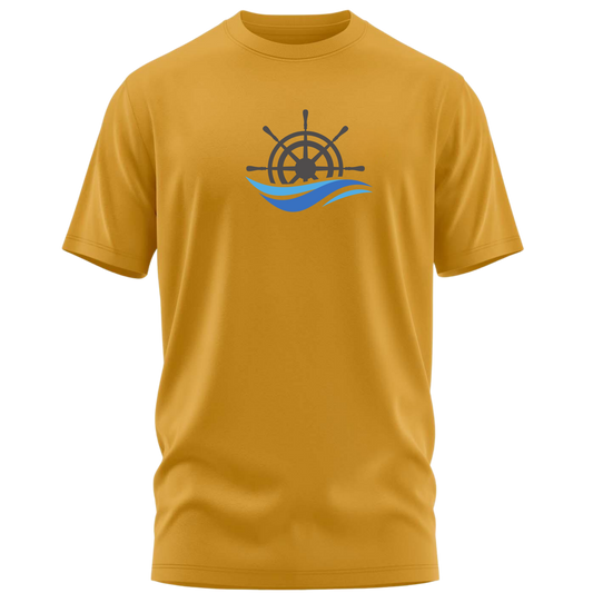 Wheel at sea Premium Cotton T-shirt : Mariner’s Edition