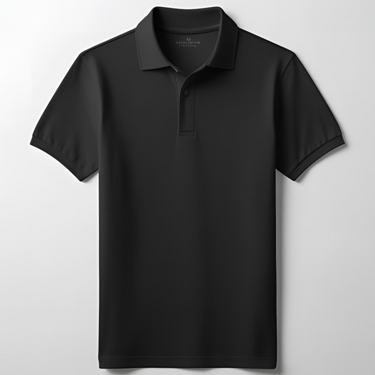 Premium Black Polo neck T-shirt