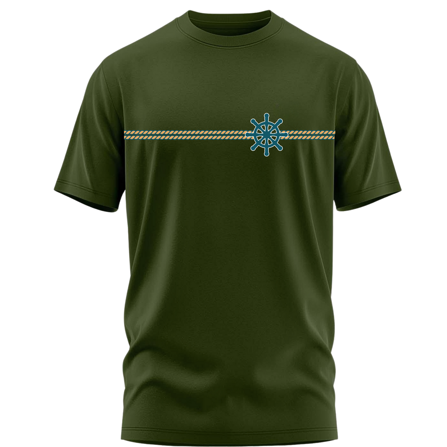 Marine Wheel Premium Cotton T-shirt : Mariner’s Edition