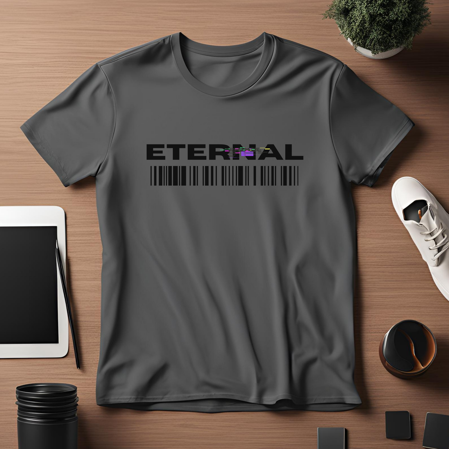 Male round neck t-shirt- Eternal